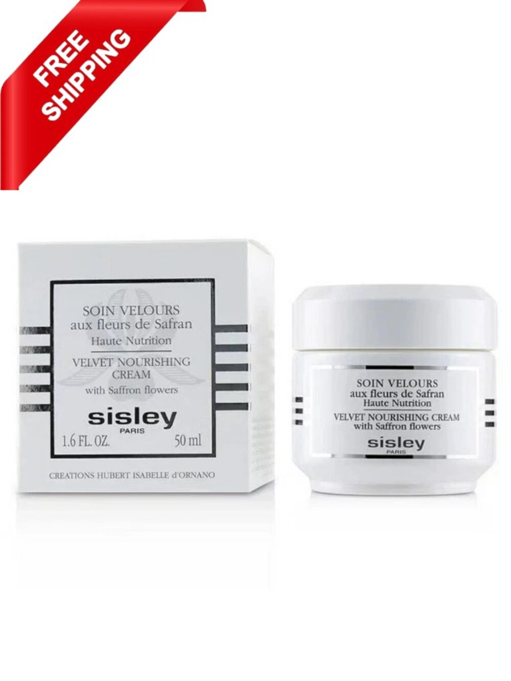 Sisley Velvet Nourishing Cream w/Saffron Flower 50ml /1.6fl oz NEW Sealed Box